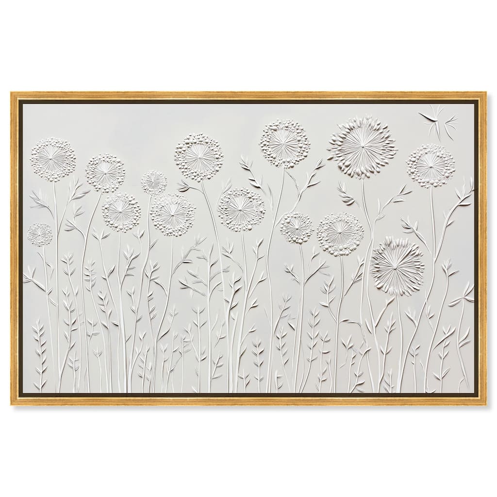 Floral Lace II Canvas by Art Remedy