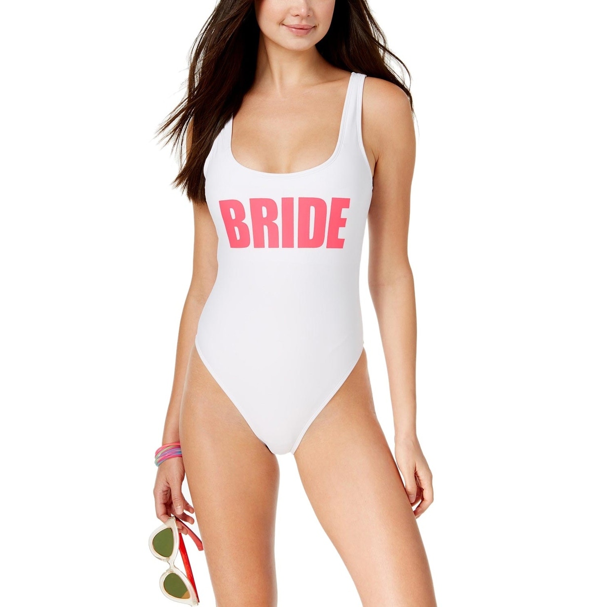Shop California Waves Womens Bride Graphic One Piece Swimsuit X