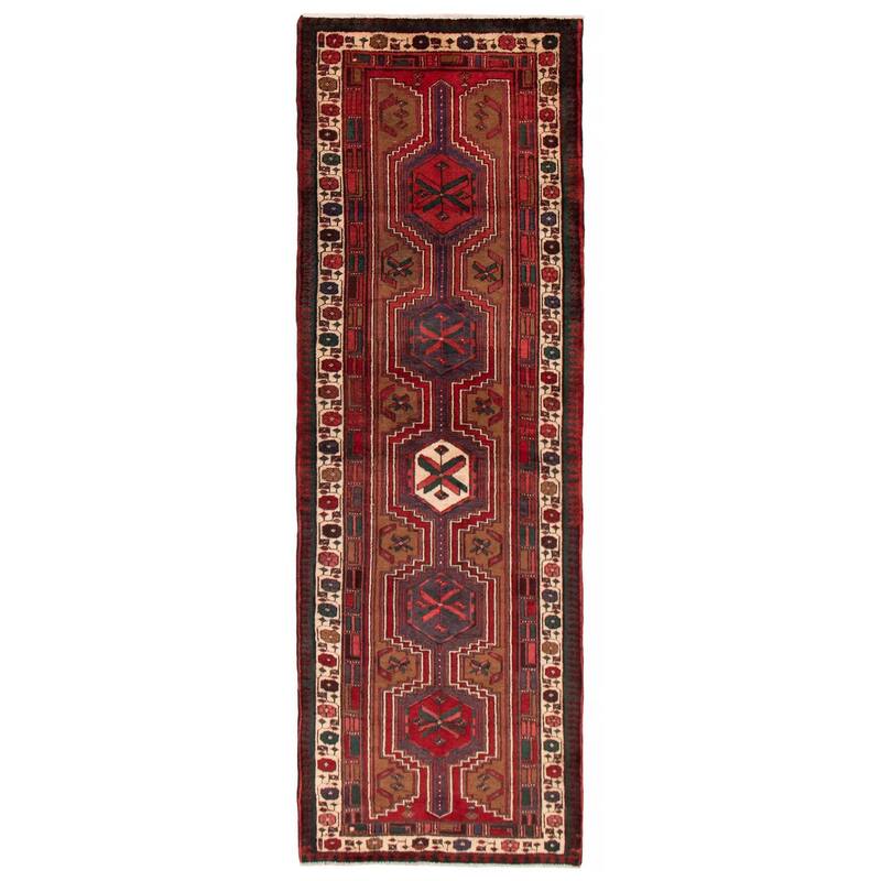 ECARPETGALLERY Hand-knotted Konya Anatolian Brown Wool Rug - 3'6 x 10'7 - Brown - 3'6 x 10'7