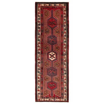 ECARPETGALLERY Hand-knotted Konya Anatolian Brown Wool Rug - 3'6 x 10'7