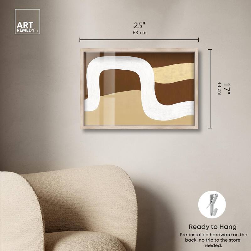Minimal Wavy II Shadowbox by Art Remedy