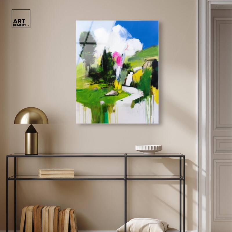 Swiss Fields Acrylic by Art Remedy, Ready to Hang