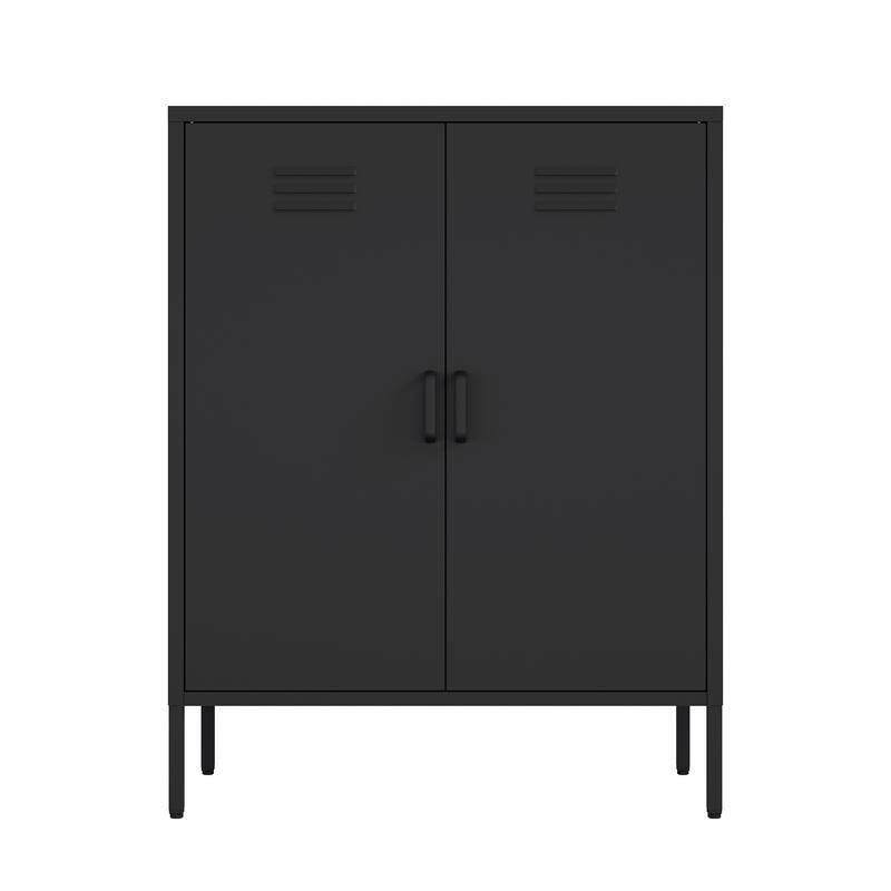 Manhattan Comfort Naomi 32" Metal Accent Cabinet