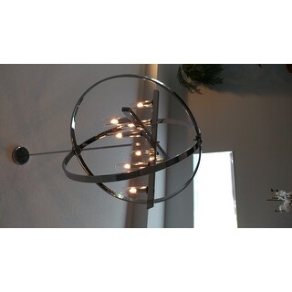 Shop Jasper Chrome Finish Adjustable 8-light Orb ...