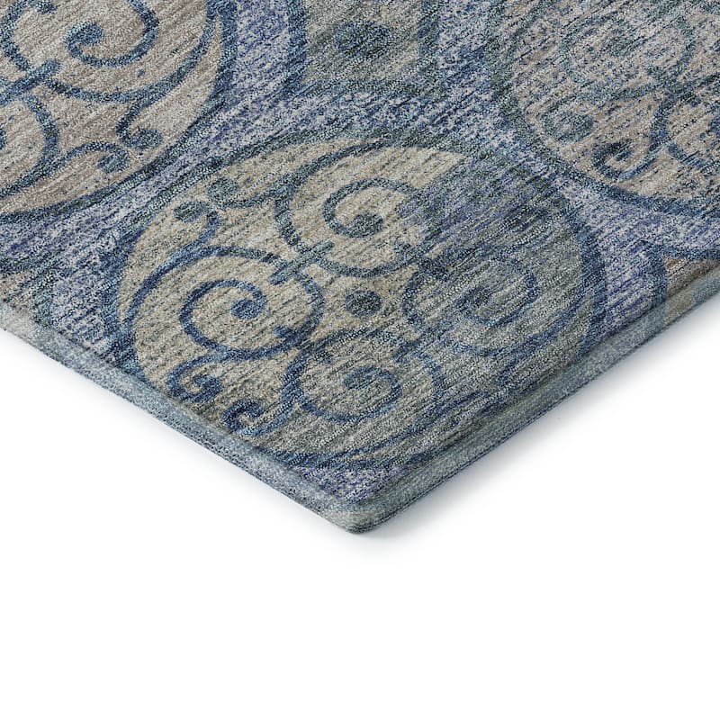 Premium Washable Super Soft Traditional Scroll Mayfield Rug