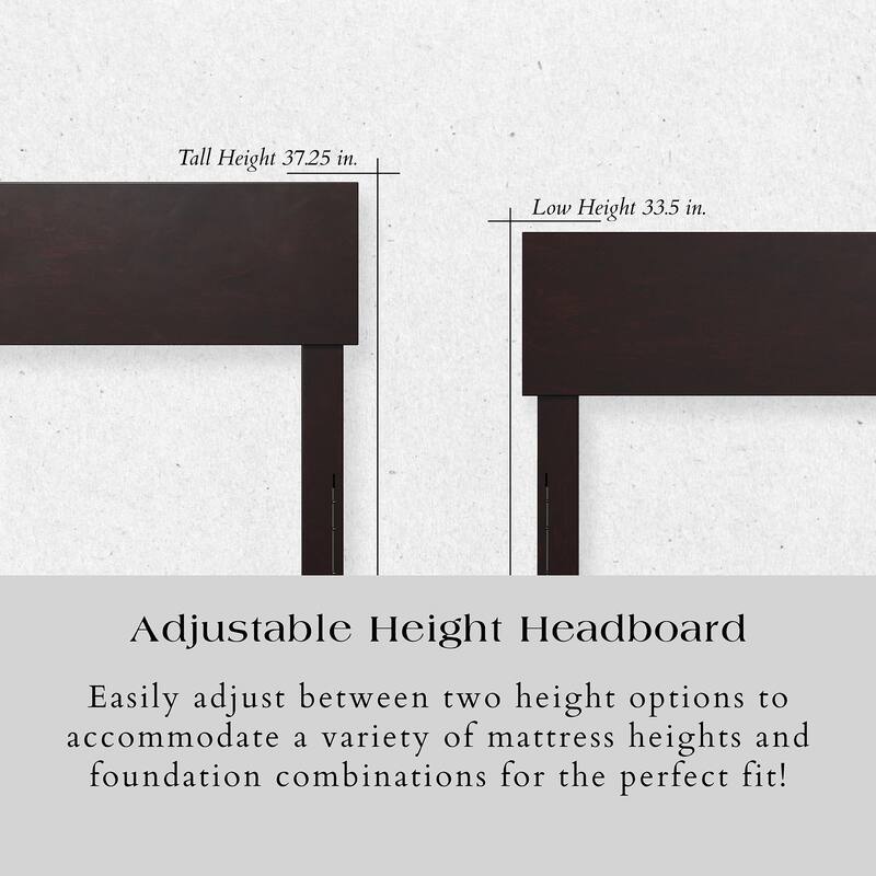 AFI Orlando Platform Bed with Footboard & Twin XL Trundle