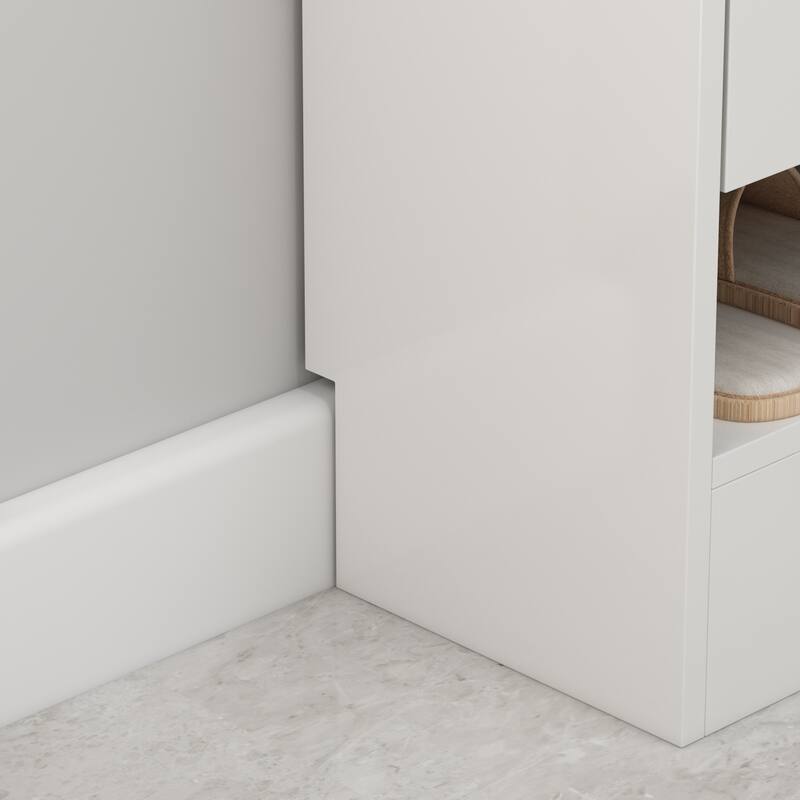Kerrogee Shoe Cabinet w/ Drawers for Up to 18 Pairs (Can Fit Boots )