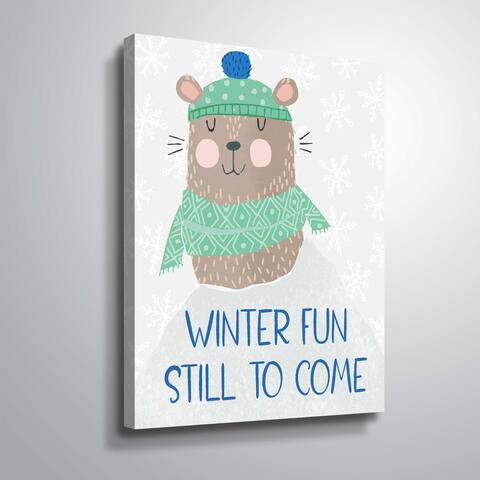ArtWall Groundhog Day Gallery Wrapped Canvas
