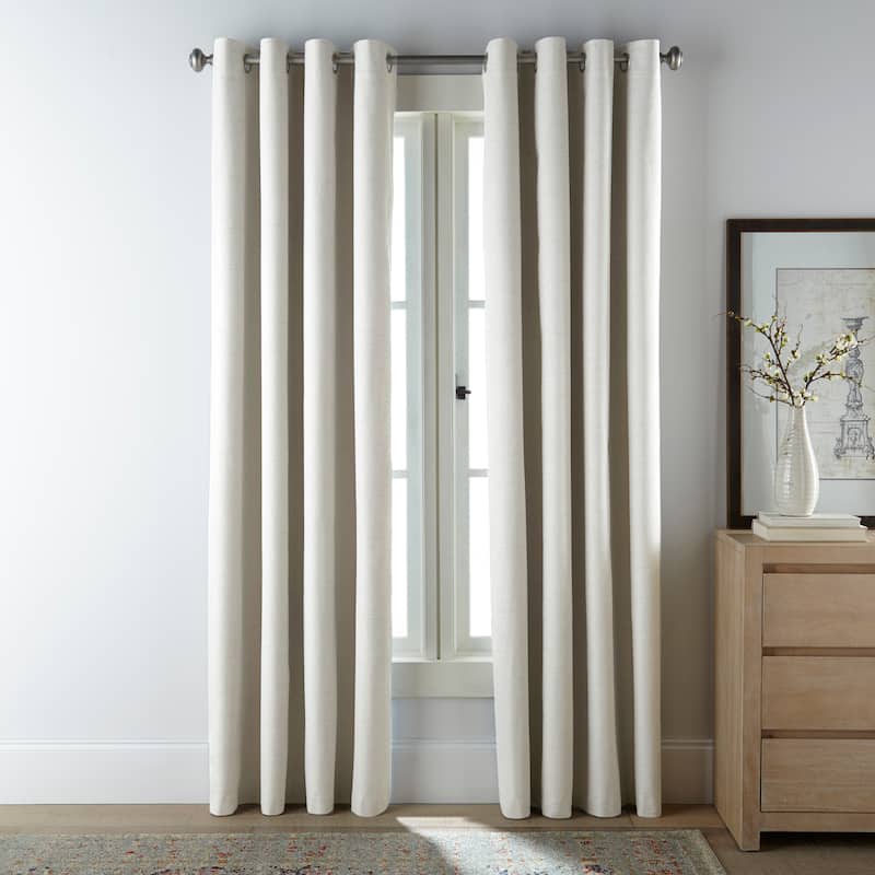 Nanshing Skye Set of 2 Blackout Curtain Panels - Ivory