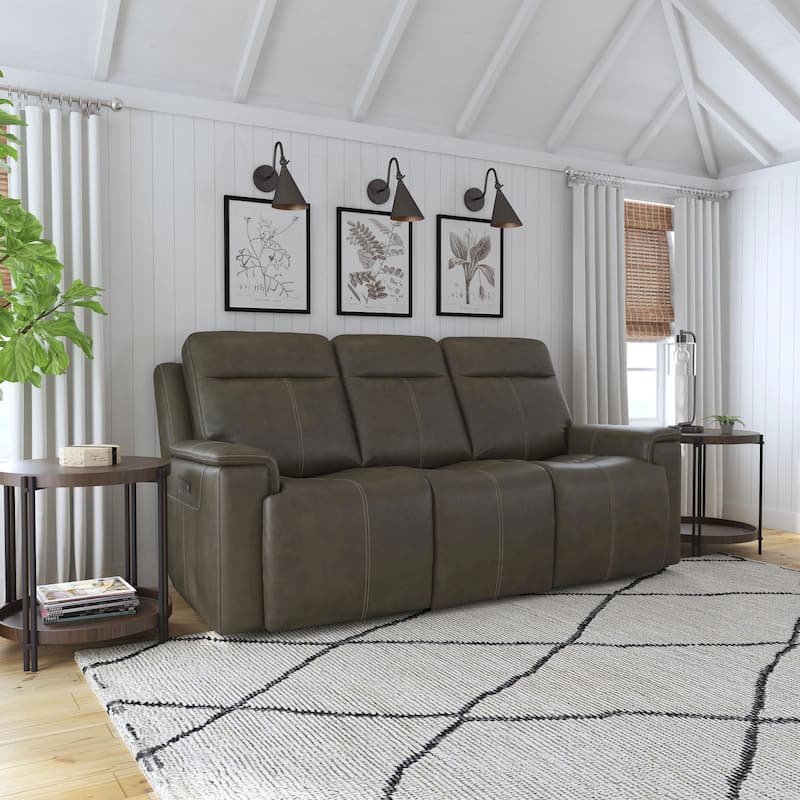 Odell Power Reclining Sofa with Power Headrests & Lumbar by Flexsteel
