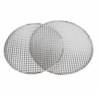 Stainless Steel Round Barbecue Grill Rack and Steam Mesh - Bed Bath ...