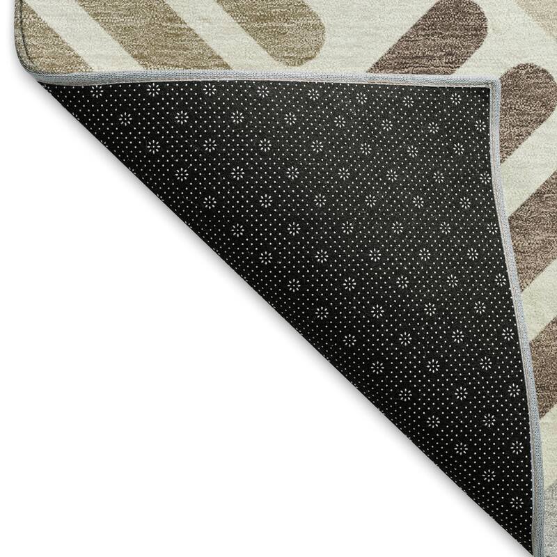Machine Washable Indoor/ Outdoor Modern Weave Chantille Rug