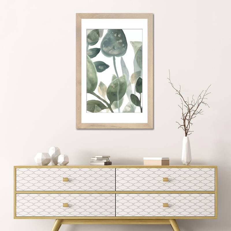 iCanvas "Water Leaves I" by June Erica Vess