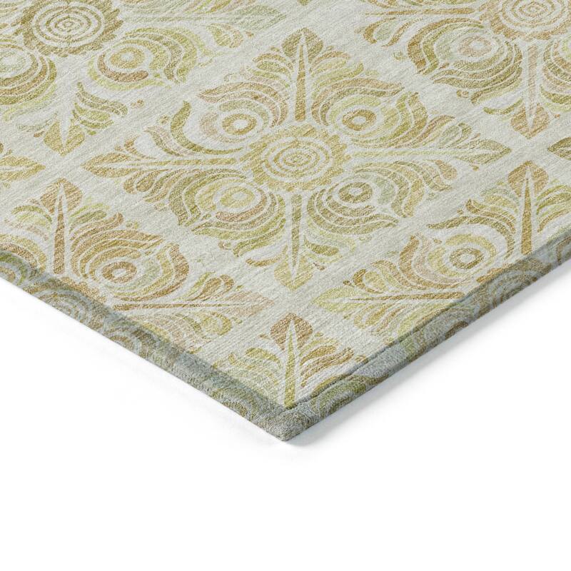 Machine Washable Indoor/ Outdoor Chantille Mosaic Rug