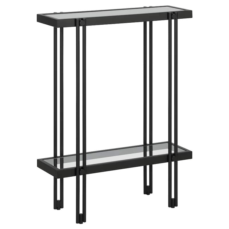 Inez Steel and Glass Console Table