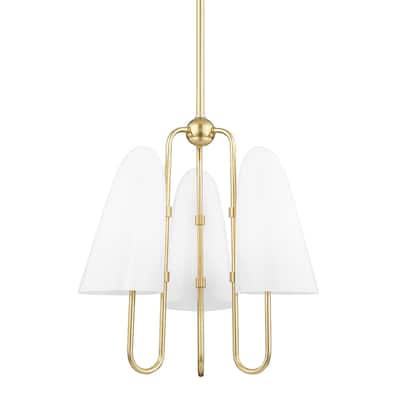 Hudson Valley Slate Hill 3-Light Chandelier - N/A