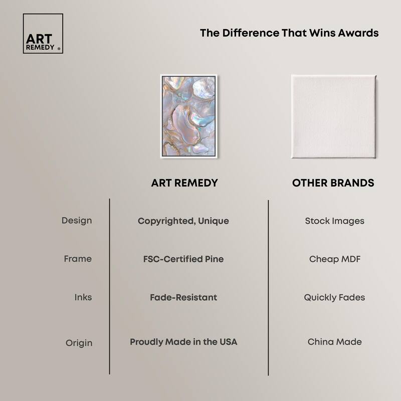 Fluid Preciousness III Canvas by Art Remedy