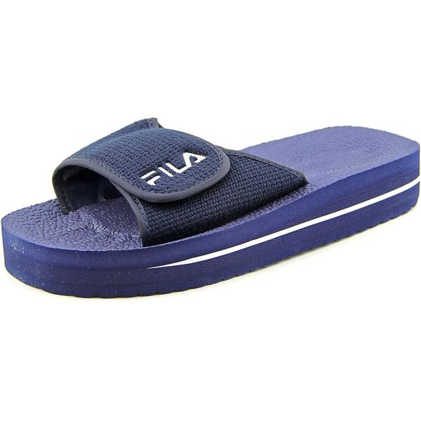 Shop Fila  Slip On Strap Sandal  Open Toe Synthetic Slides 