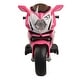 preview thumbnail 9 of 24, Kids'12V Ride-On Motorcycle with Training Wheels & Entertainment, Holiday Gift Pink
