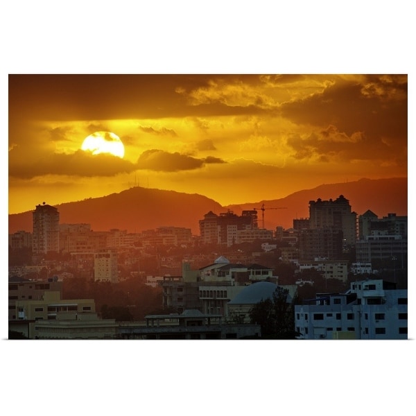 "Sunset over Santo Domingo" Poster Print. Opens flyout.