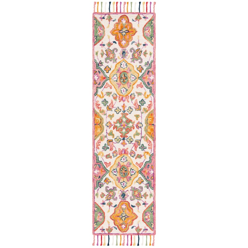 SAFAVIEH Handmade Blossom Amke Modern Floral Wool Rug