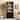 Walker Edison Modern Wood Open Bookshelf with Storage Cabinet