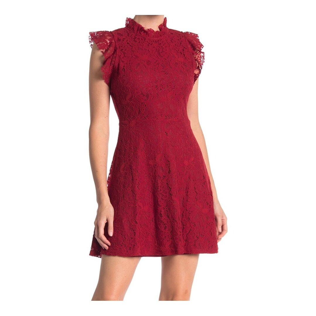 alexia admor mock neck dress