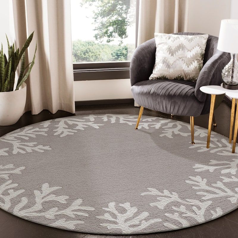 Liora Manne Capri Coral Border Indoor/Outdoor Rug