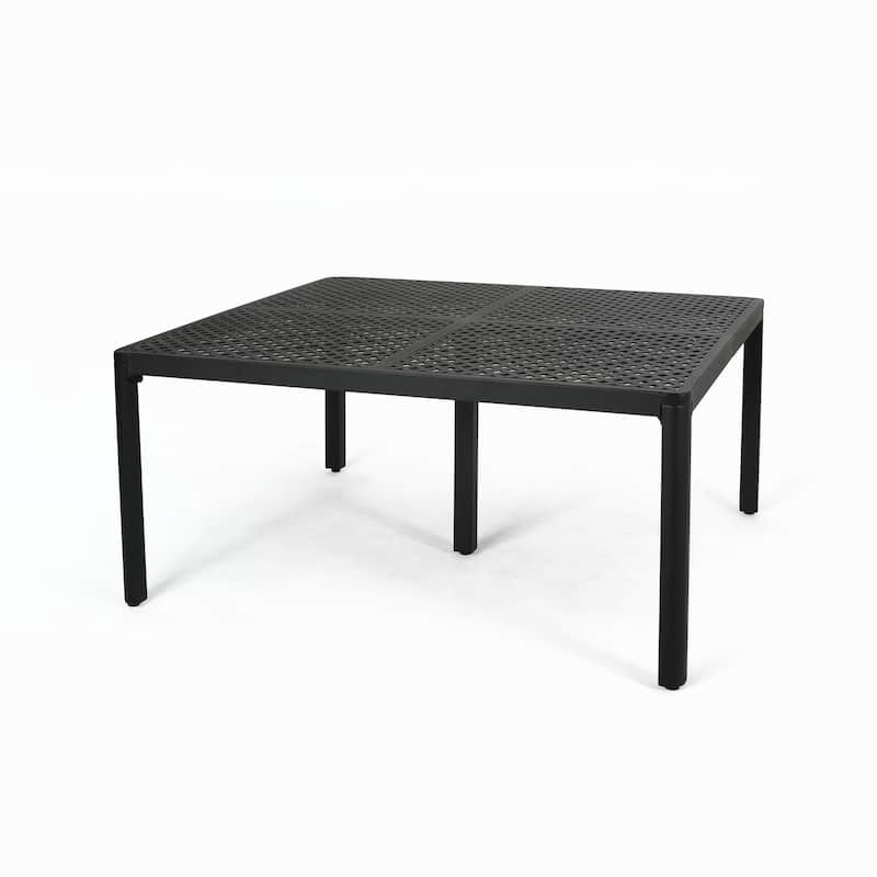 Outdoor Modern Aluminum Dining Table