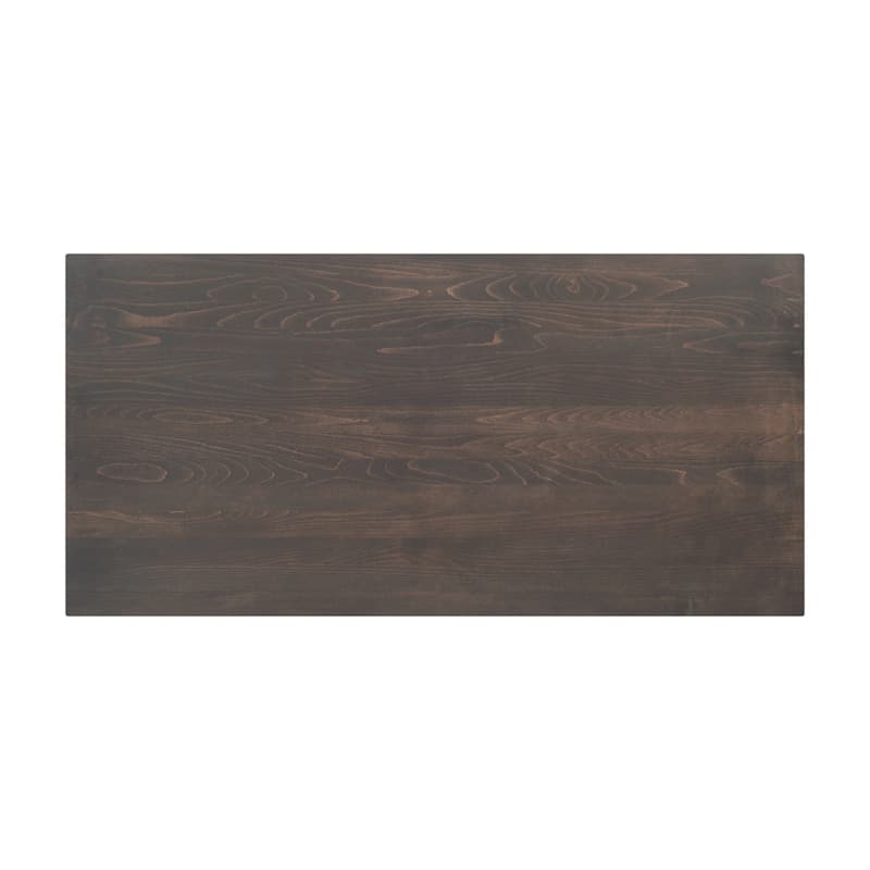 Commercial Solid Wood Tabletop with Support Bars for Indoor Use