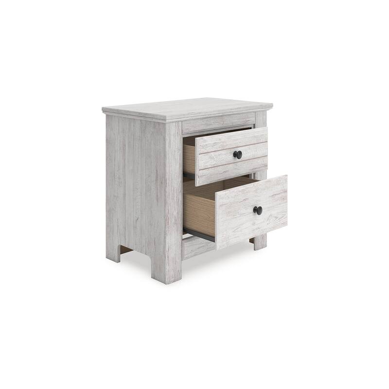 Signature Design by Ashley Allihauser White Nightstand