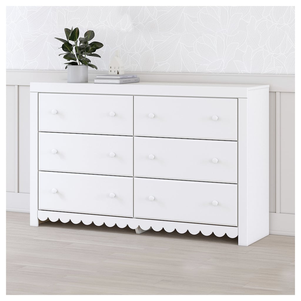 Signature Design by Ashley Mollviney White Dresser