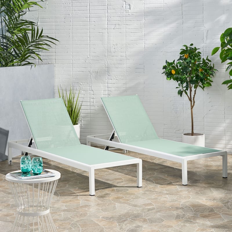 Cape Coral Kd Chaise Lounge Wht(Mp2)