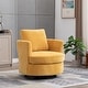 preview thumbnail 10 of 8, 26.8"W Modern Rocking Chair For Nursery Mustard