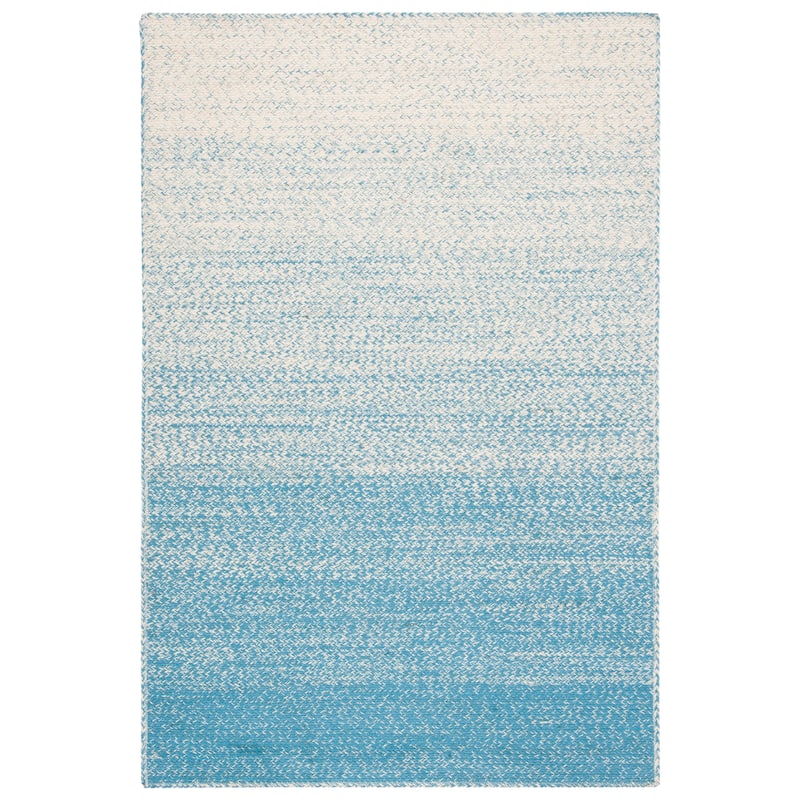 SAFAVIEH Handmade Natural Fiber Sambula Ombre Jute Rug - 3' x 5' - Natural/Light Blue