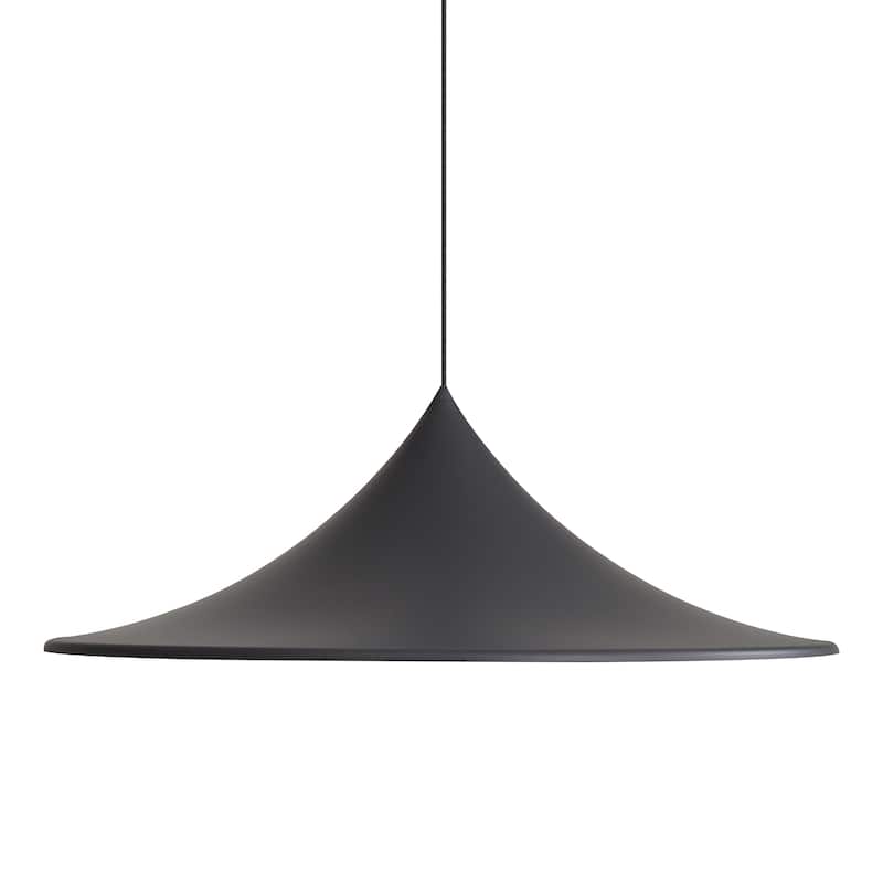 Golden Lighting Vistara 1-light 35in Pendant in Sand Black