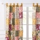 preview thumbnail 3 of 4, Greenland Home Fashions Antique Chic Authentic Patchwork Cotton Curtain Panels (Set of 2)