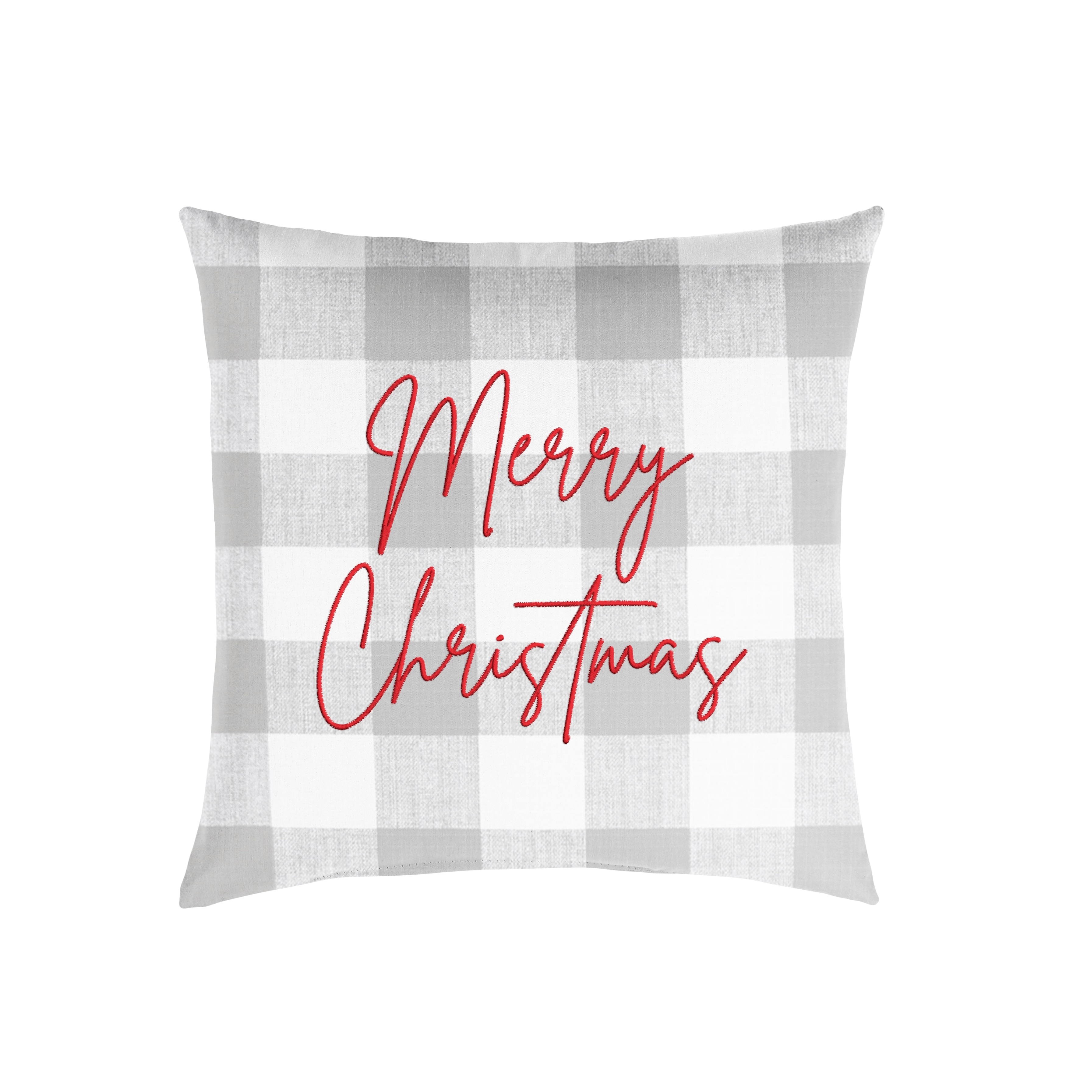 Buffalo plaid store christmas pillows