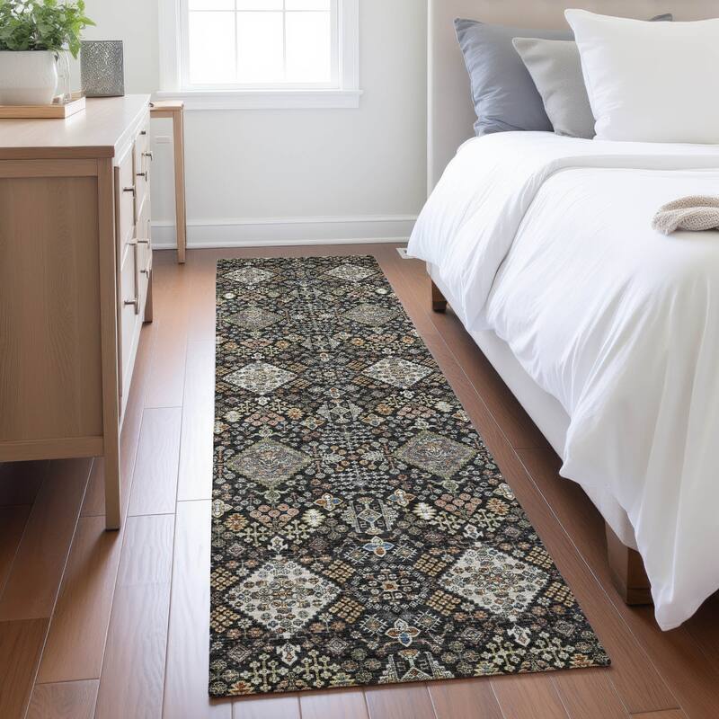 Machine Washable Indoor/ Outdoor Global Bidunga Chantille Rug