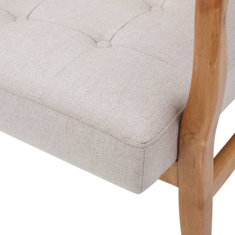 Mid-century Modern Club Chair, Arm Chair For Living Room Or Bedroom, Wood Frame