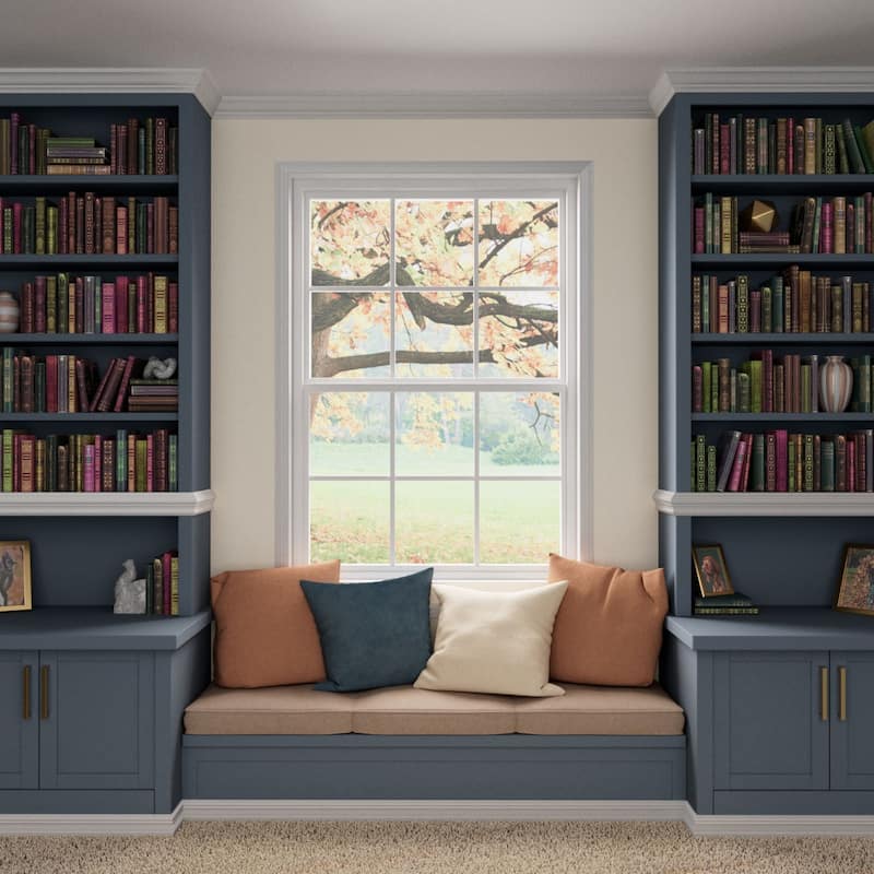 WM376 11/16-in D x 2-1/4-in W x 96-in L Americraft Solid Hardwood Stain Grade Colonial Casing Moulding