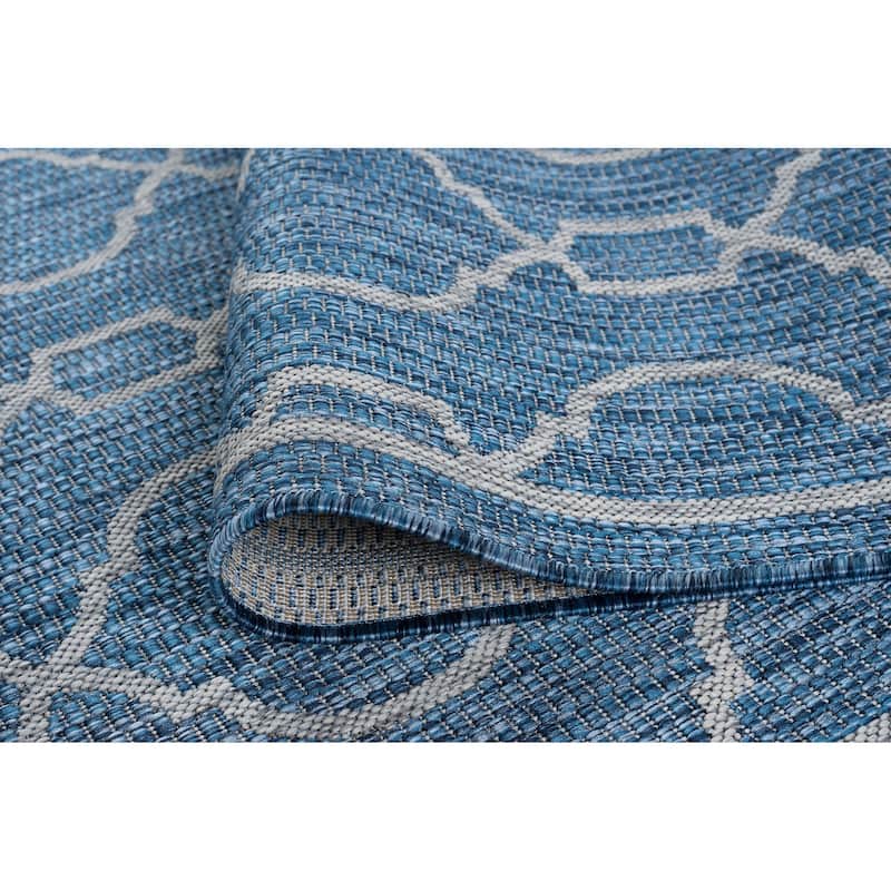 Colonnade Transitional Geometric Indoor/Outdoor Area Rug