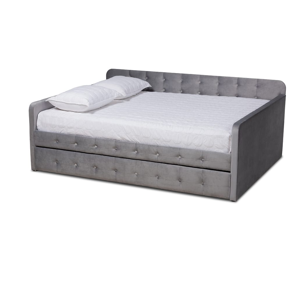 Jona Modern and Contemporary Transitional Daybed with Trundle