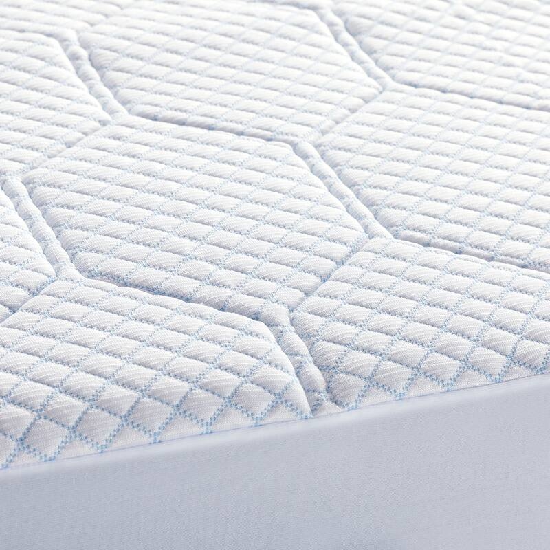 Vibe Cooling Quilted Memory Foam Mattress Pad