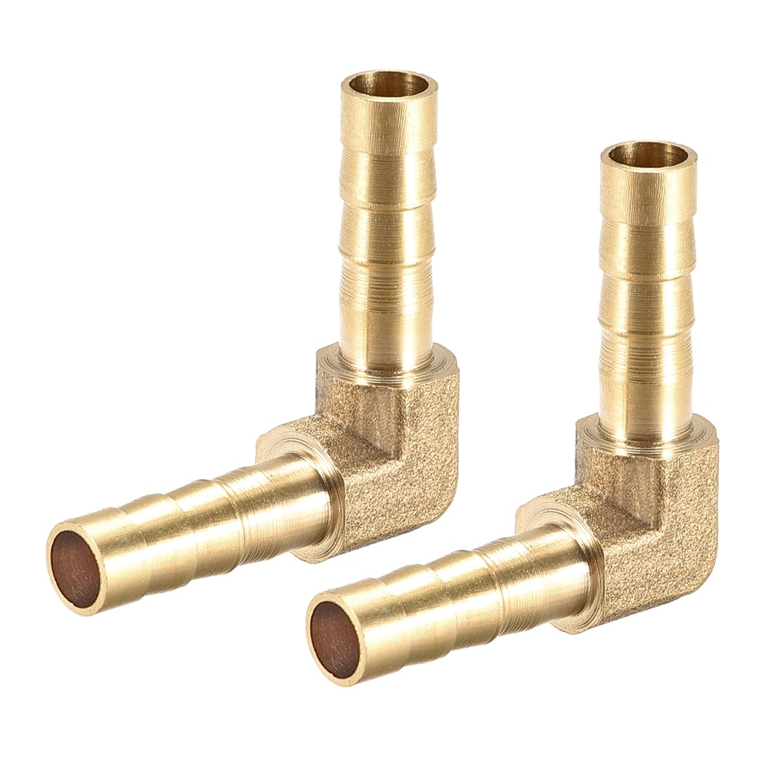 6mm Brass Barbed 90 Degree Elbow Fuel Gas Air Water Hose Joiner Adapter Fitting 