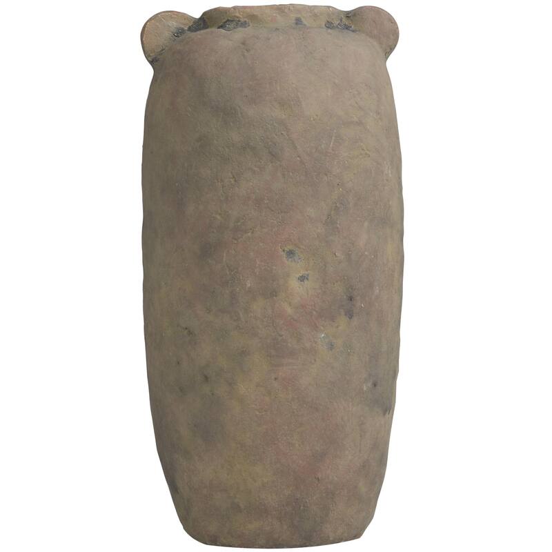 Ceramic Distressed Terracotta Decorative Vase - Brown - Roche River Decor