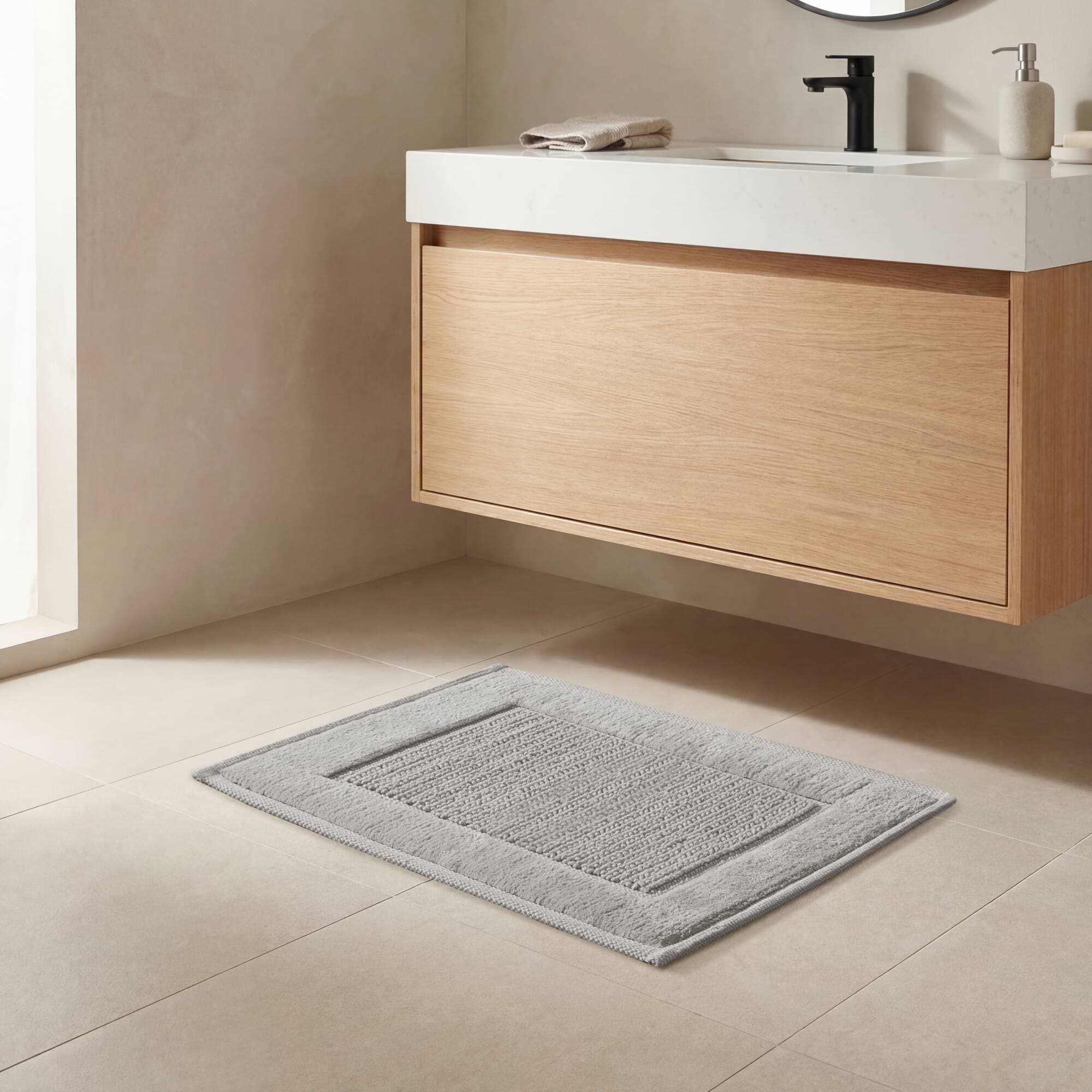 Madison Park Sanctuary Cotton Woven Bath Rug