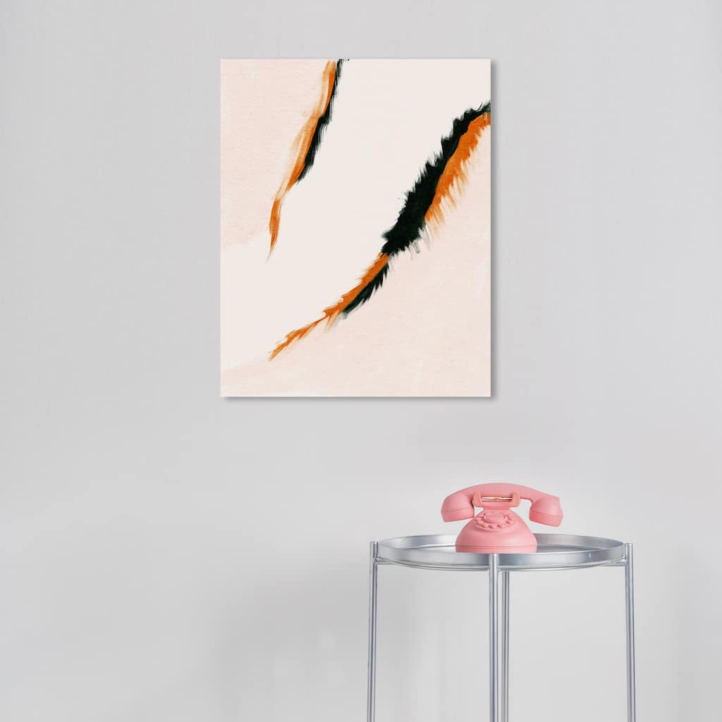 Wynwood Studio Canvas Abstract Calico Coat Cat Closeup Black Modern & Contemporary Wall Art Canvas Print