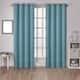 Porch & Den Boosalis Sateen Twill Blackout Curtain Panel Pair - 52" W X 63" L - Teal