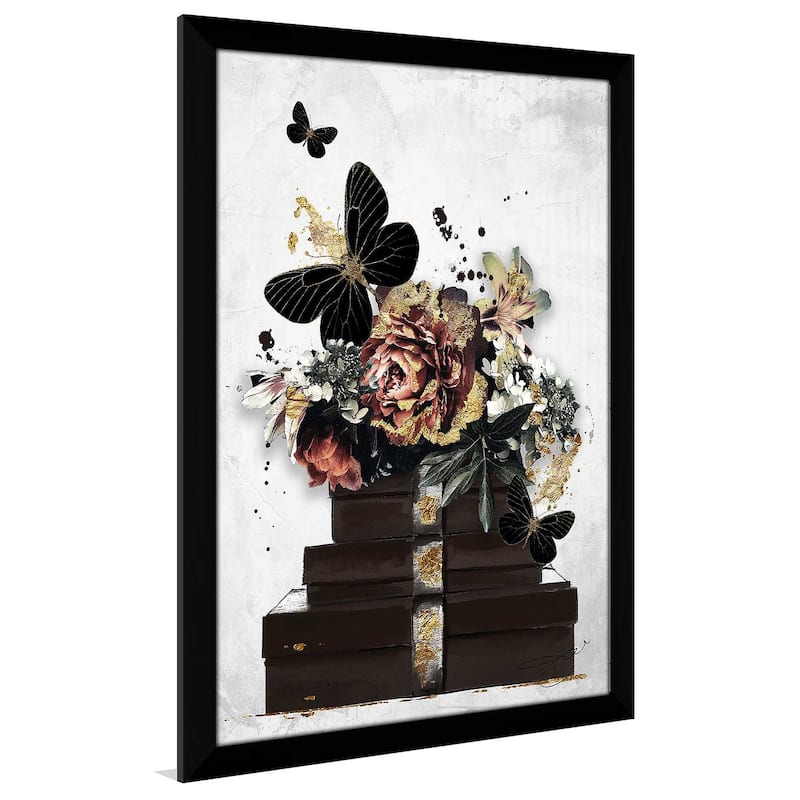 "Antique Floral Gift Box" by Jodi Print on Acrylic